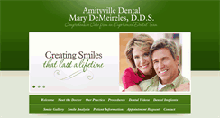 Desktop Screenshot of amityvilledental.com